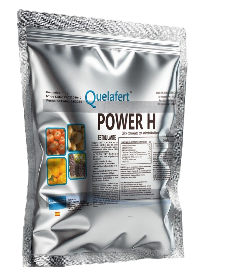 QUELAFERT POWER-H - Quelatos Ca-Zn-Mn + Aminoácidos | Engorde y Calibre Superior de Frutos