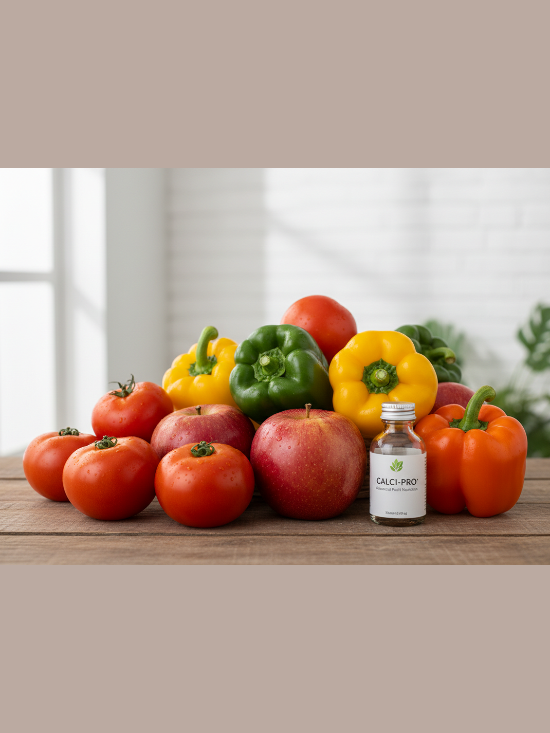 frutos con buen aspecto debido a un buen nivel de calcio