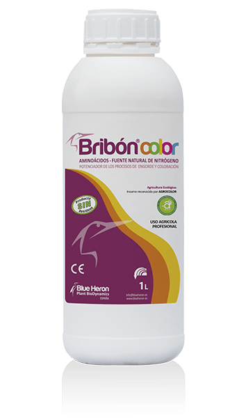 BRIBON COLOR  Potenciador de los procesos de engorde, coloración y maduración de los frutos.
