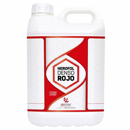Herofol Denso Rojo 10L - Fertilizante Foliar Alto Potasio para Engorde y Maduración