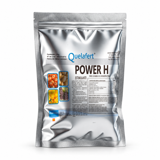 QUELAFERT POWER-H - Quelatos Ca-Zn-Mn + Aminoácidos | Engorde y Calibre Superior de Frutos