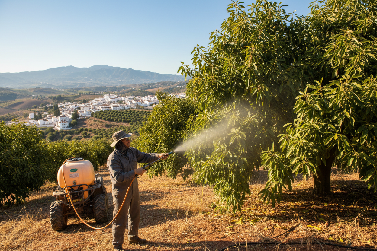 Aplicación LETBIO en aguacates Andalucía