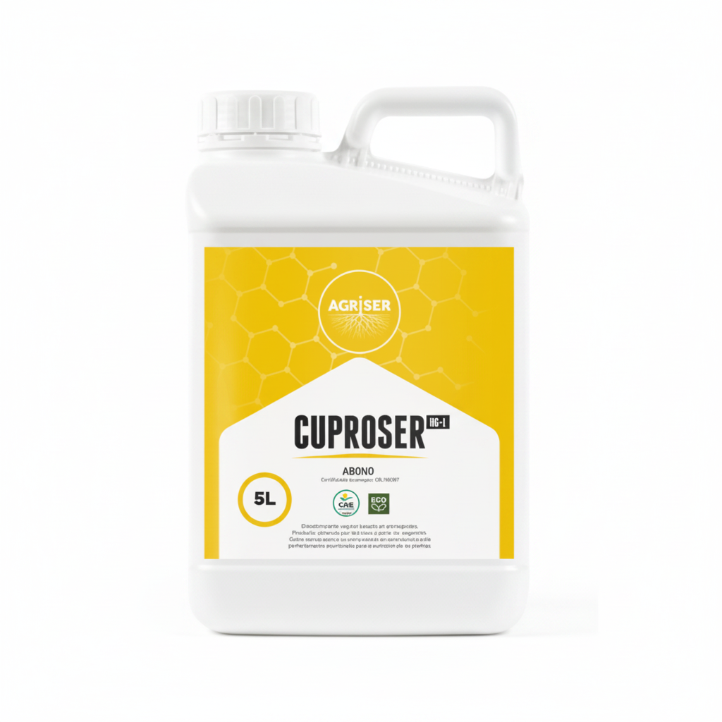 Cuproser HG-L  - Cobre Complejado Heptagluconato | Fungicida Bactericida Alta Persistencia