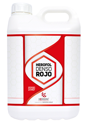Herofol Denso Rojo 10L - Fertilizante Foliar Alto Potasio para Engorde y Maduración