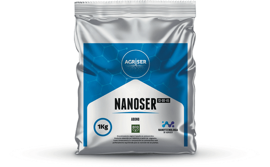 Nanoser (13-00-45) 1kg - Fertilizante Alto Potasio con Nanotecnología | Engorde y Calidad