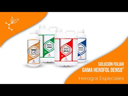 Herofol Denso Rojo 10L - Fertilizante Foliar Alto Potasio para Engorde y Maduración
